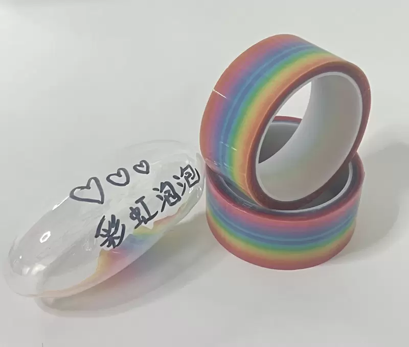 Rainbow Bubble Tape