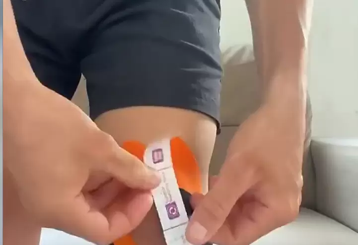 Application of  sports tape