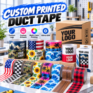 Custom Printed Duct Tape Wholesale | Logo & Private Label Cloth Tape Manufacturer